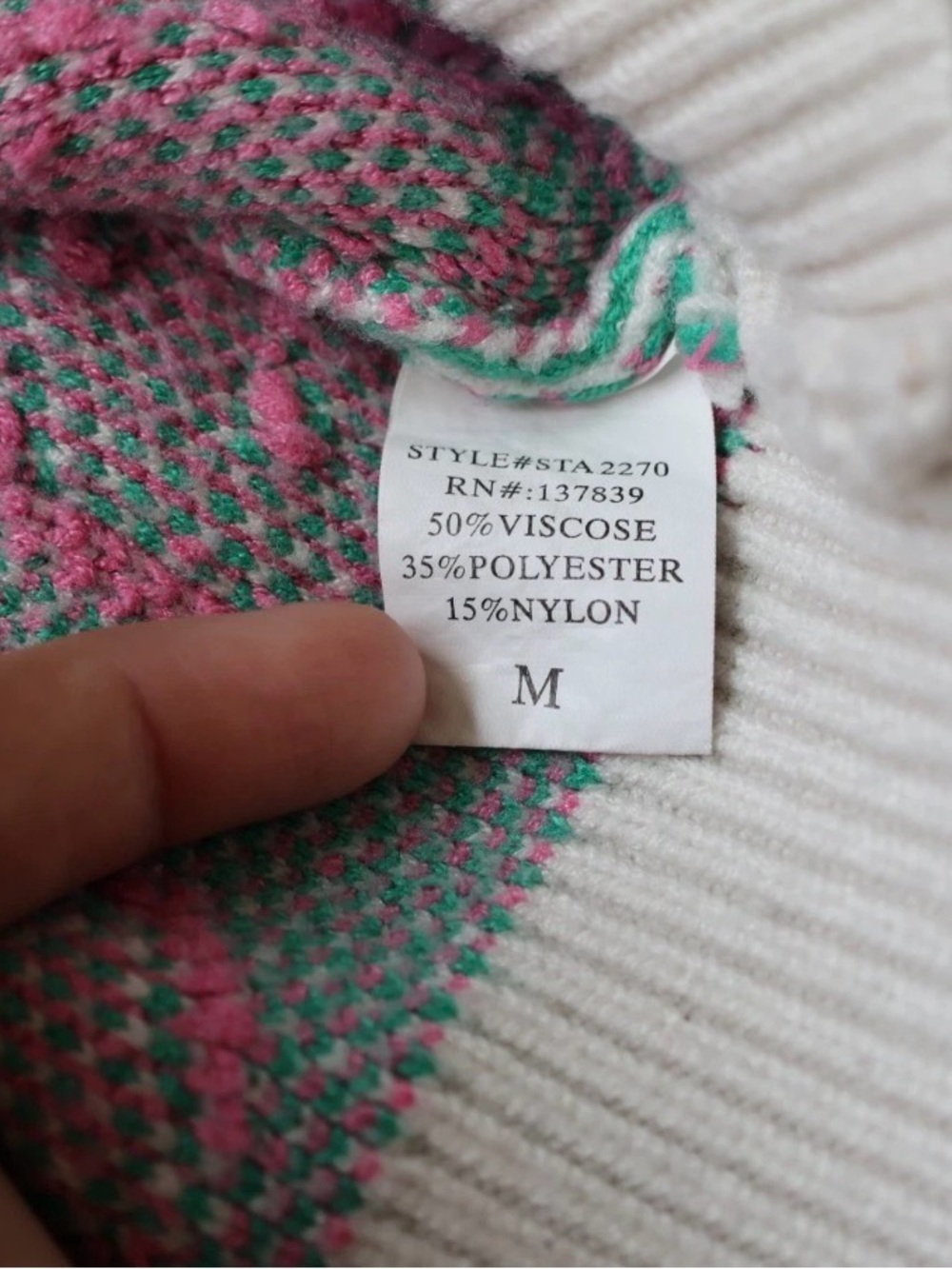 Luna Ivy Anthropologie Womens Strawberry Sweater Vest Textured Cottagecore Top M - Picture 10 of 14